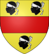 Armes de la famille de Montpellier (branches d'Annevoie et de Vedrin)